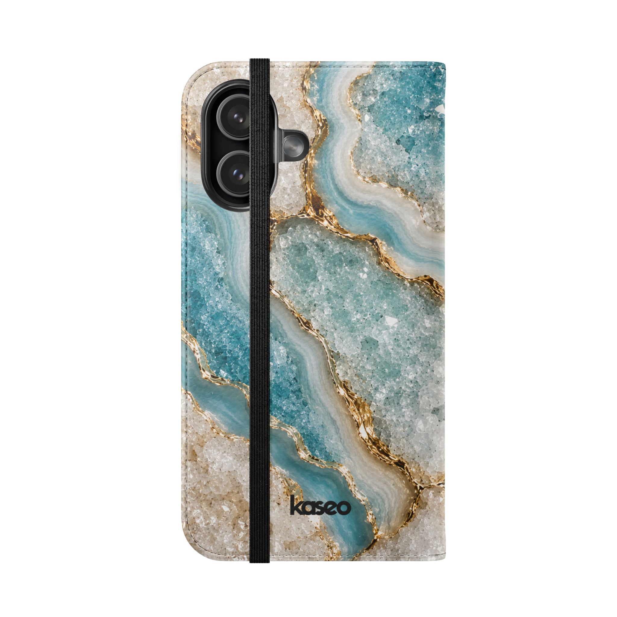 Crystal Aqua - Flip Phone Case