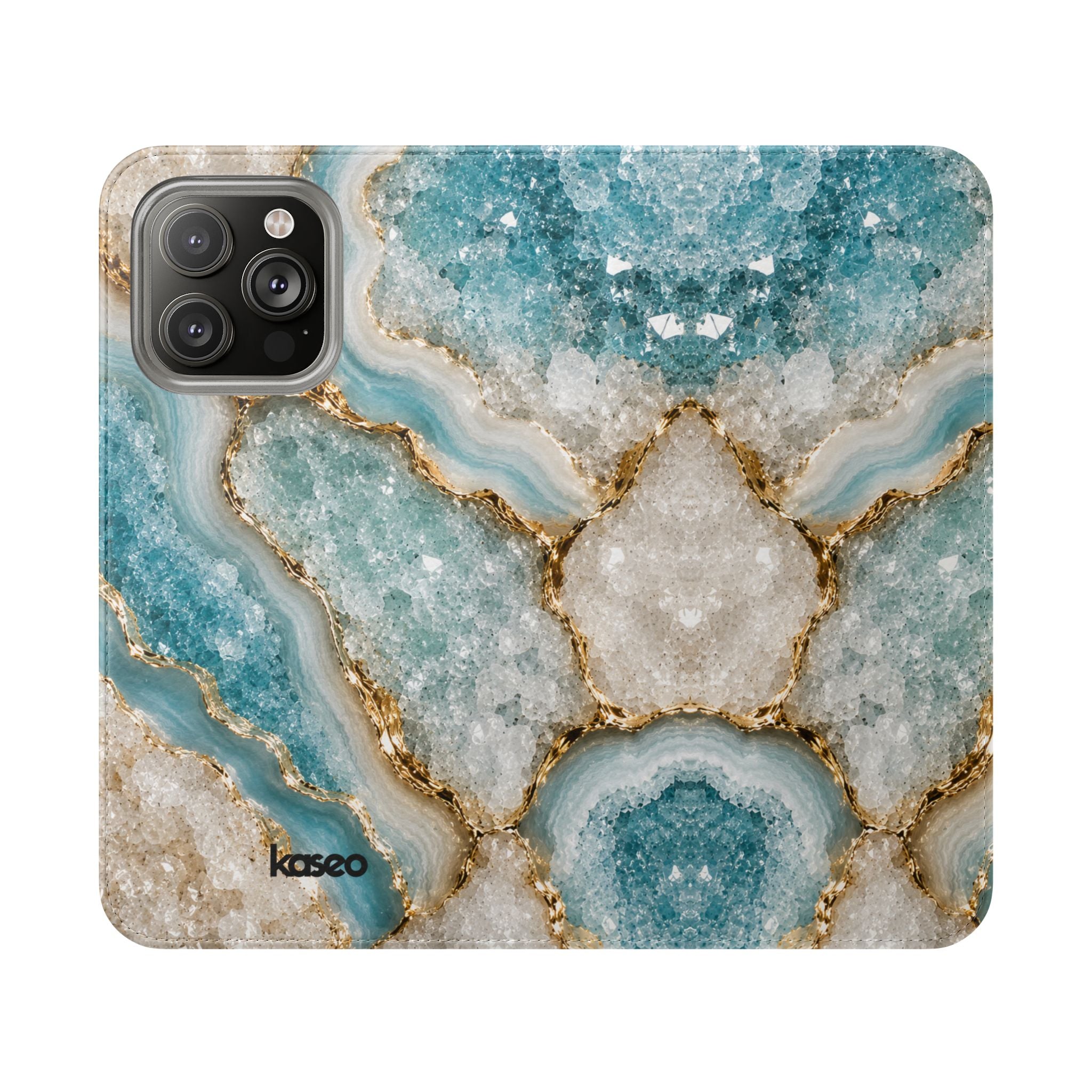 Crystal Aqua - Flip Phone Case