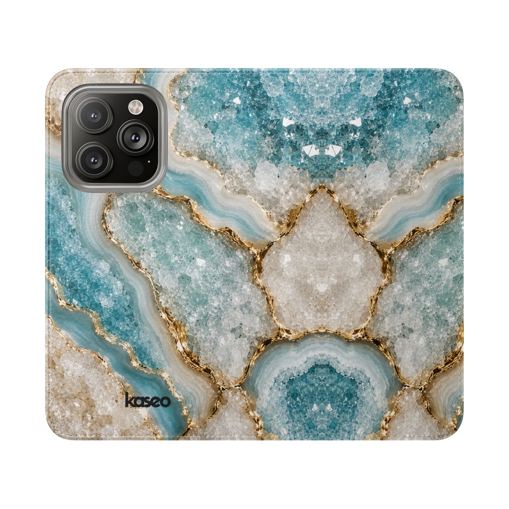 Crystal Aqua - Flip Phone Case