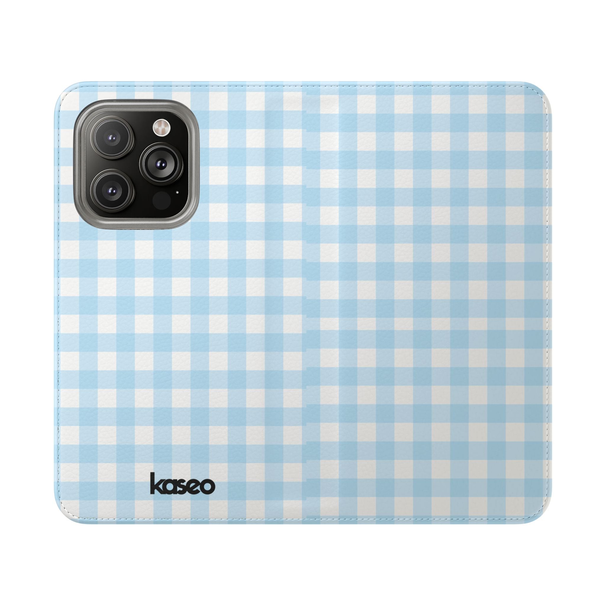 Gingham Sky - Flip Phone Case