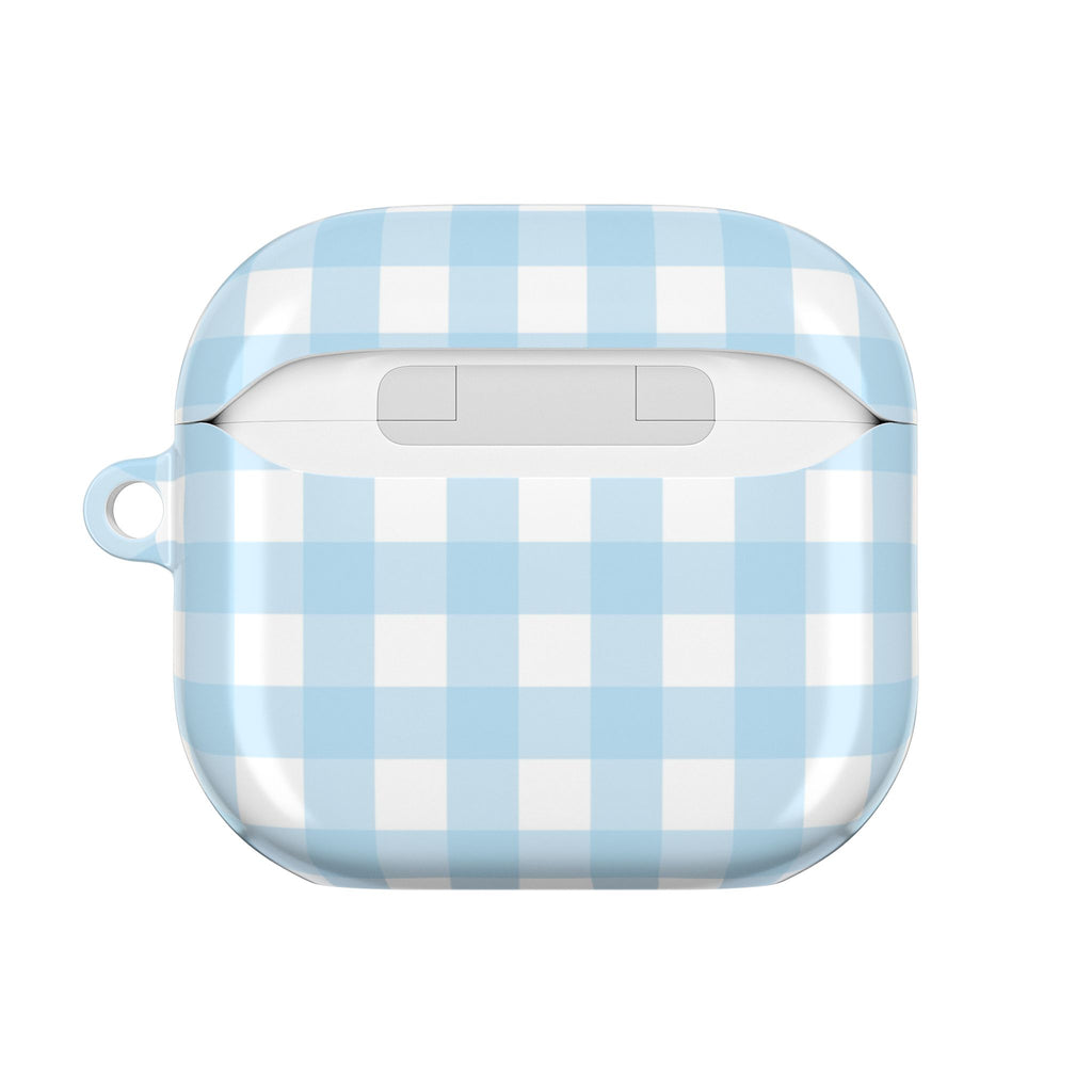 Gingham Sky - AirPods Gen 4 Case
