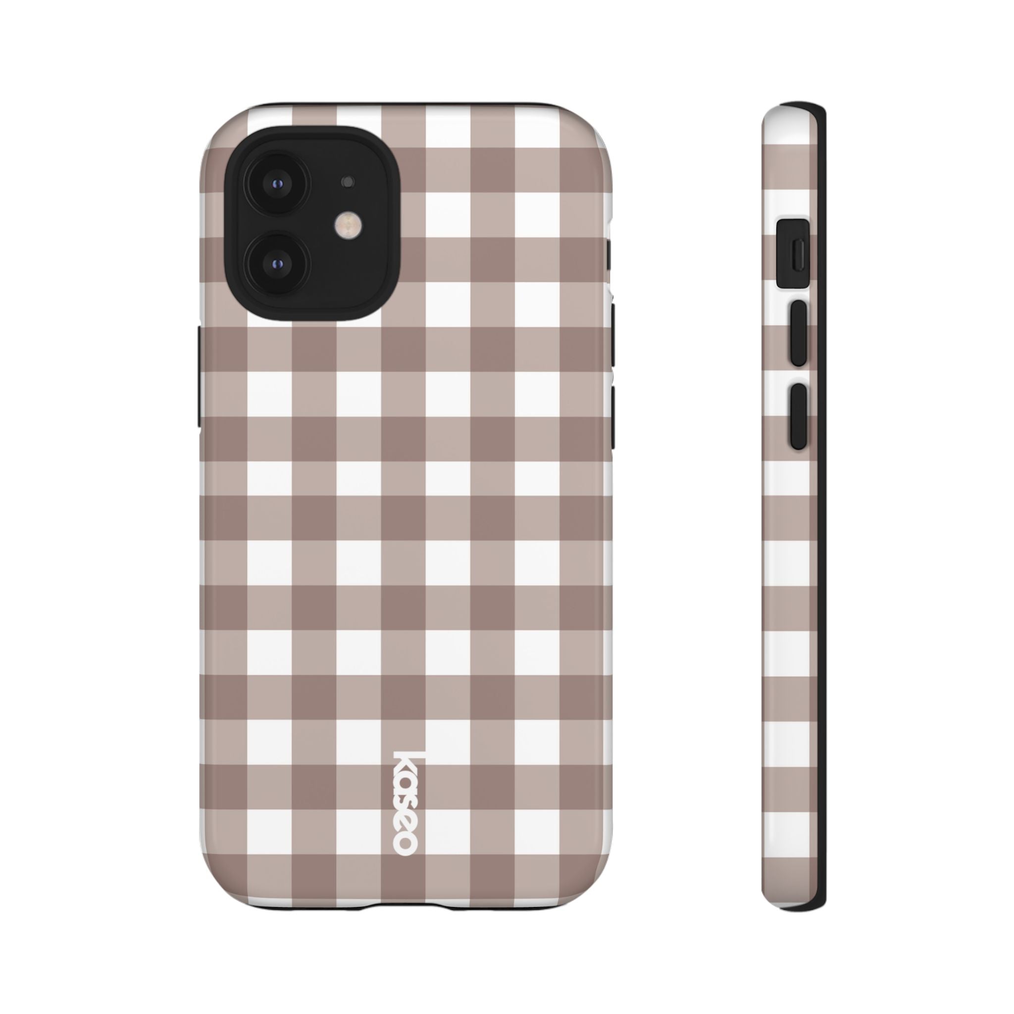 Gingham Brown