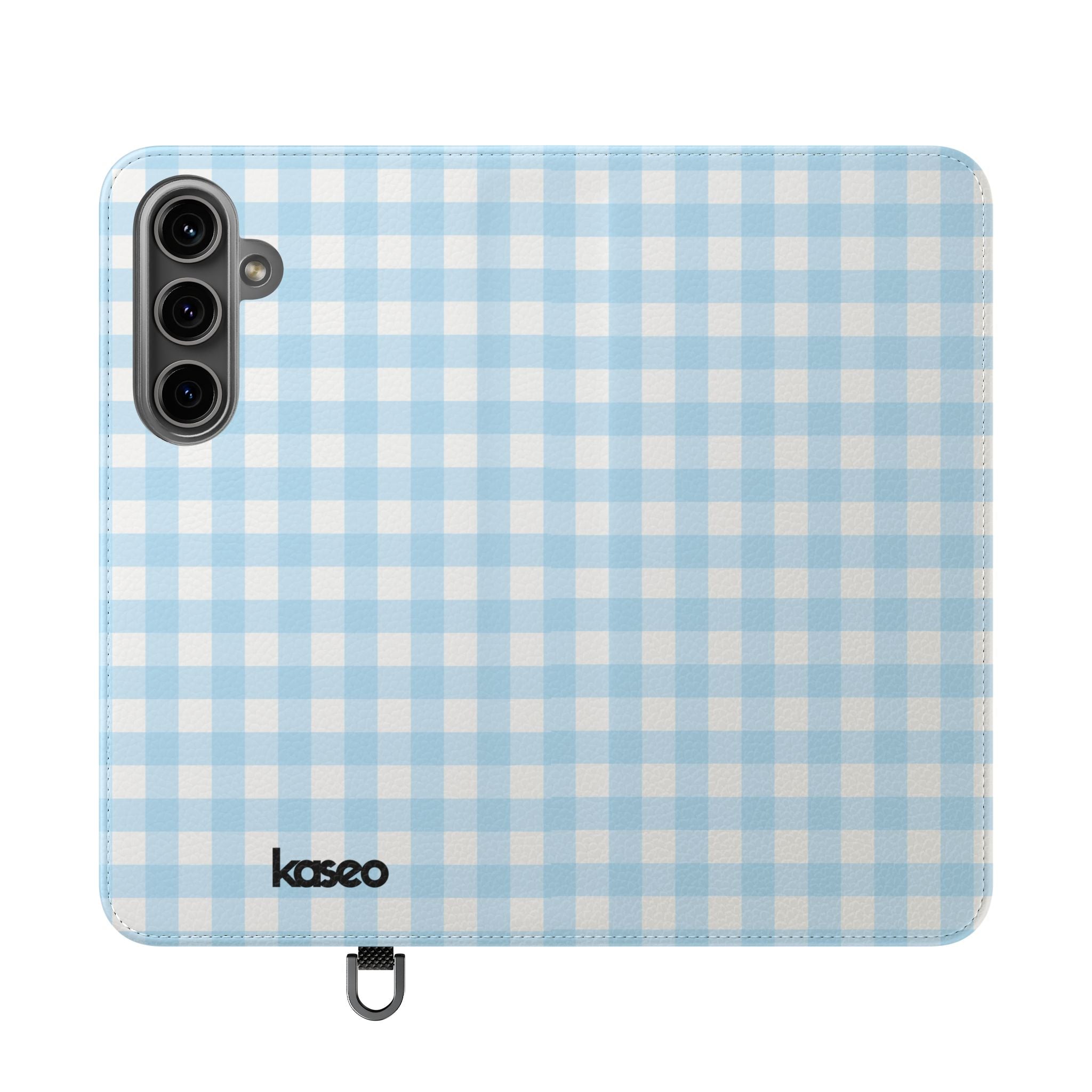 Gingham Sky - Flip Phone Case