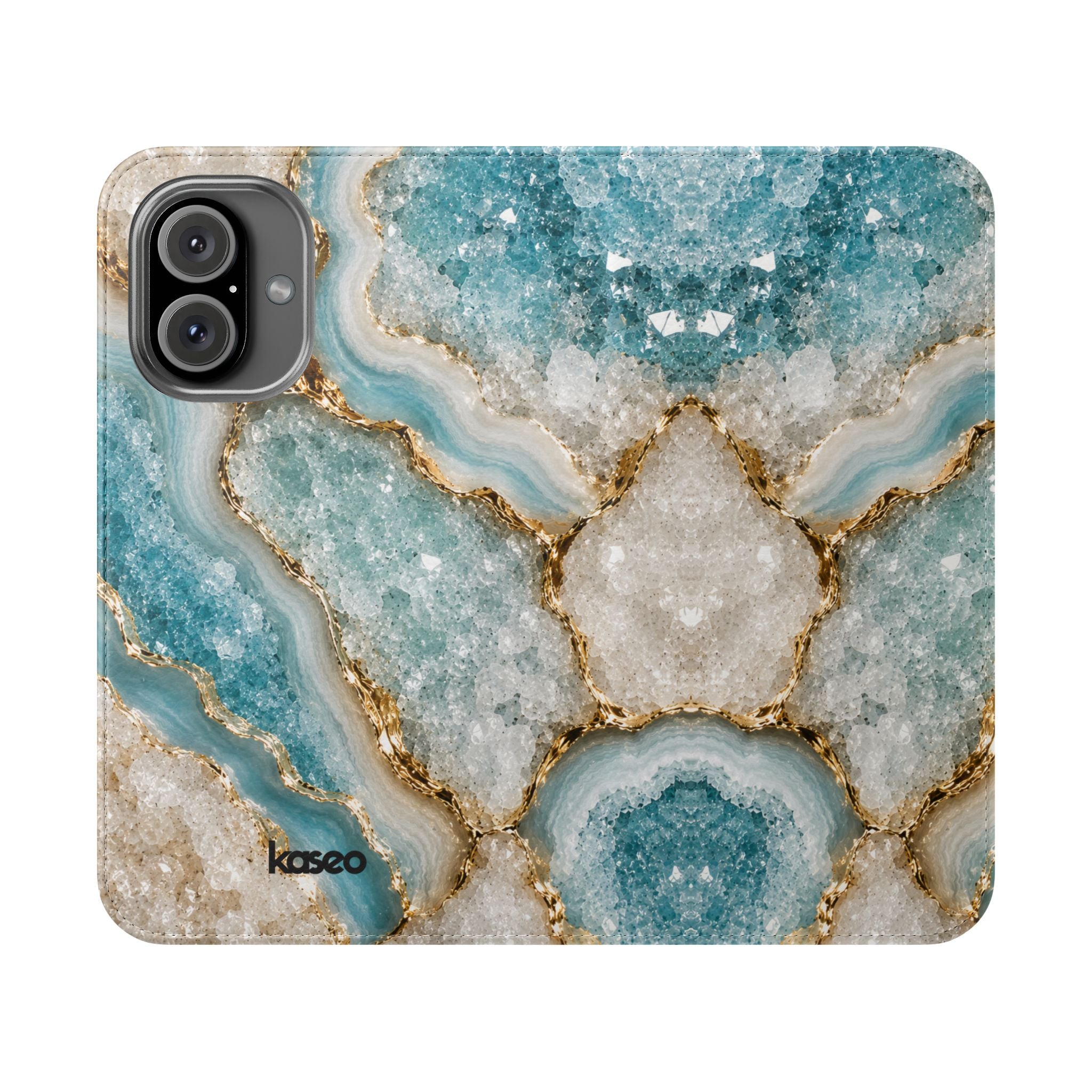 Crystal Aqua - Flip Phone Case