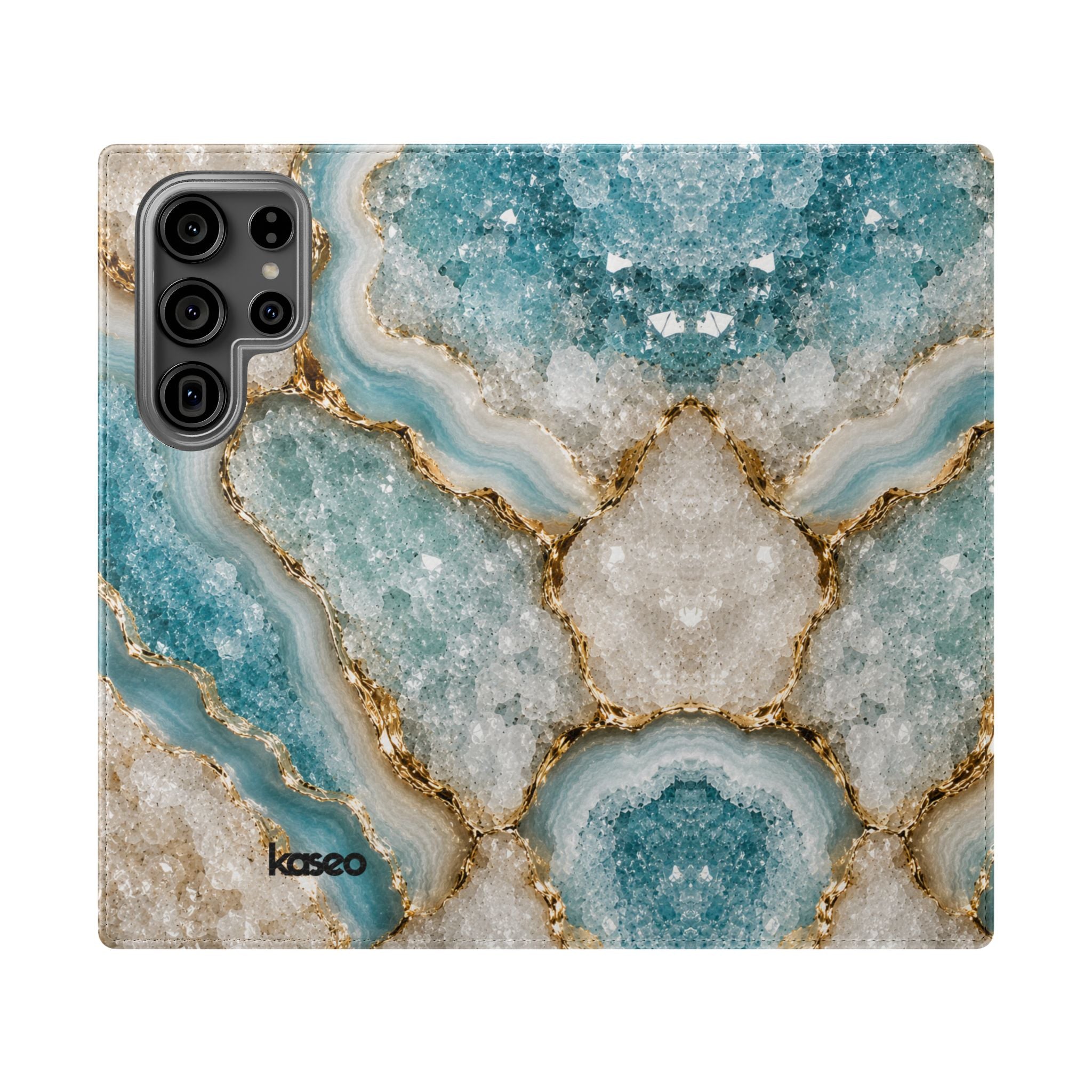 Crystal Aqua - Flip Phone Case