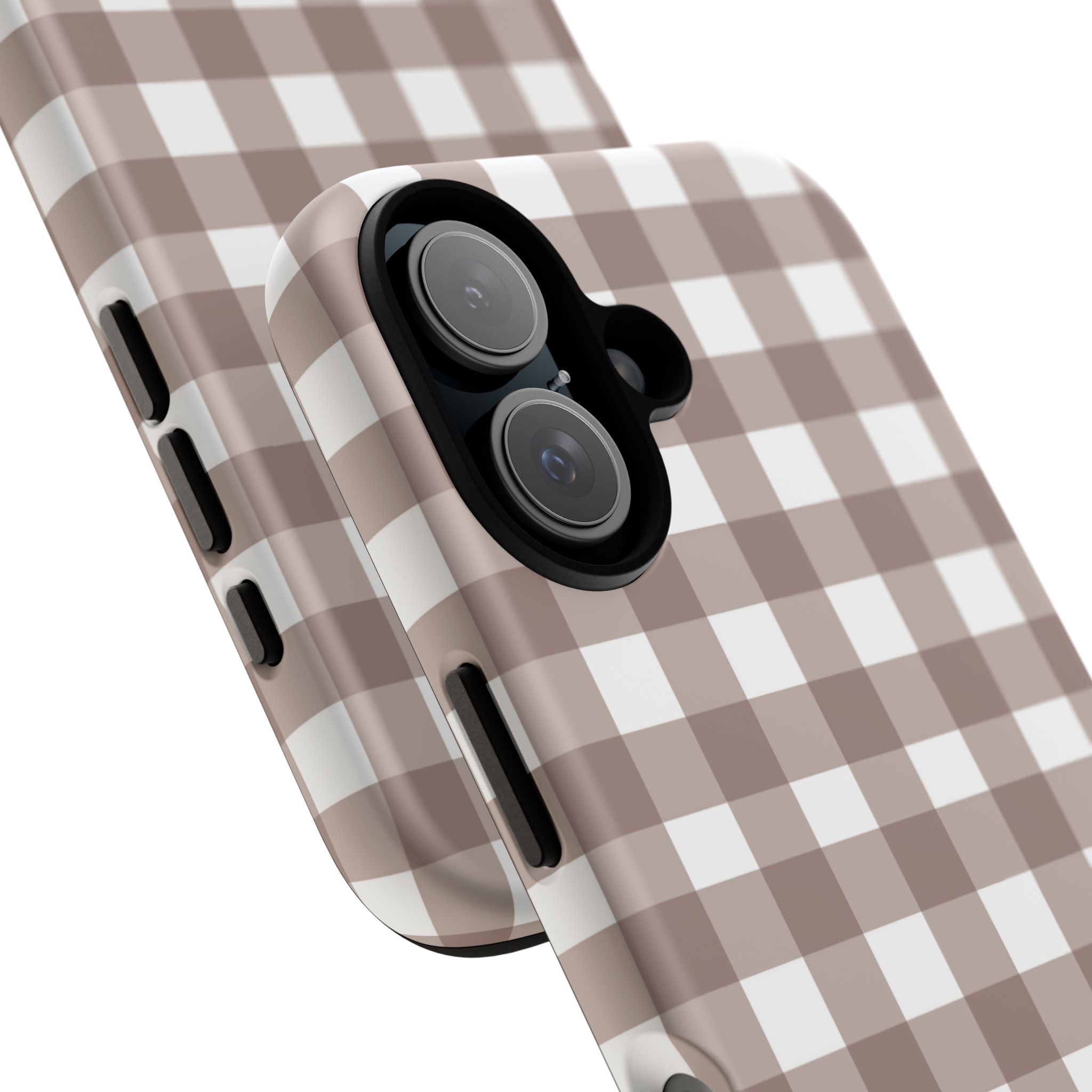 Gingham Brown