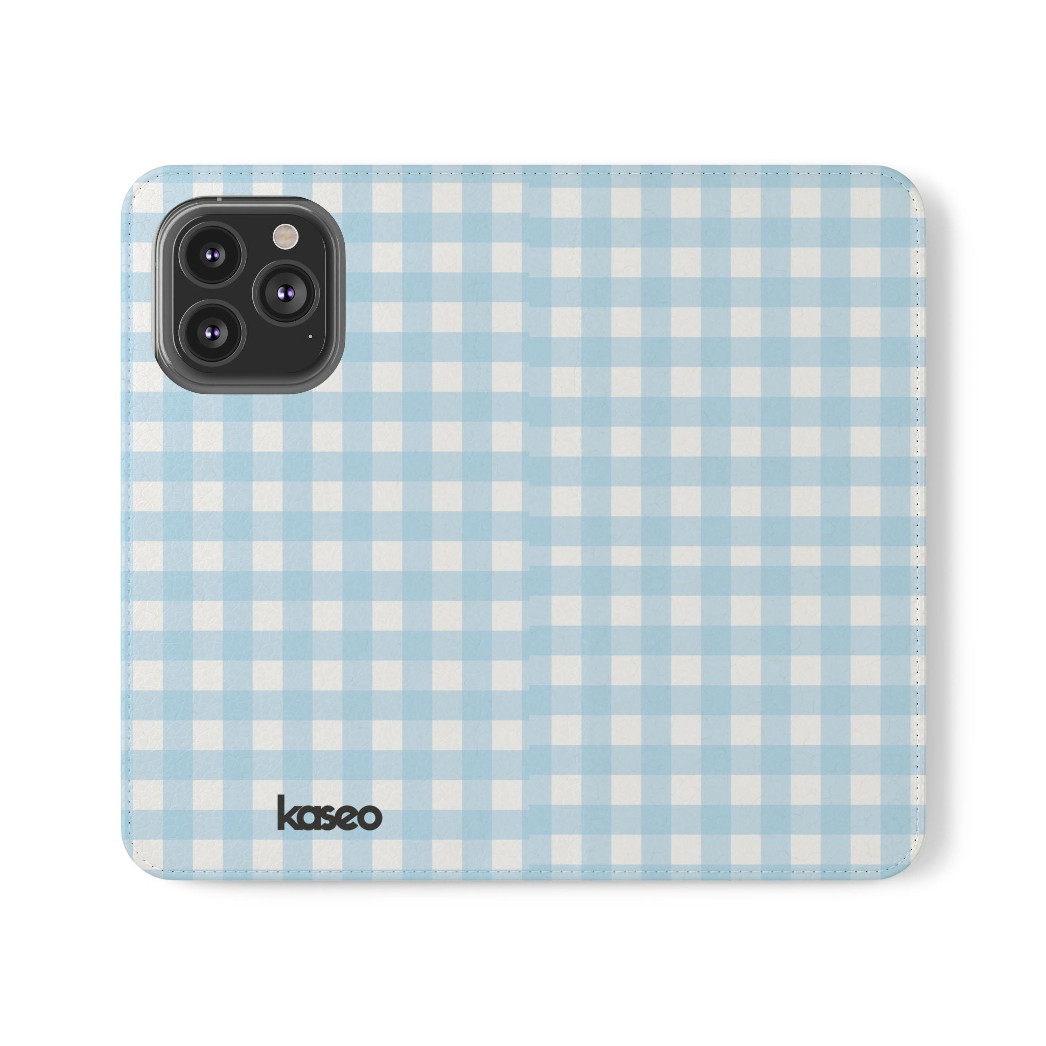 Gingham Sky - Flip Phone Case