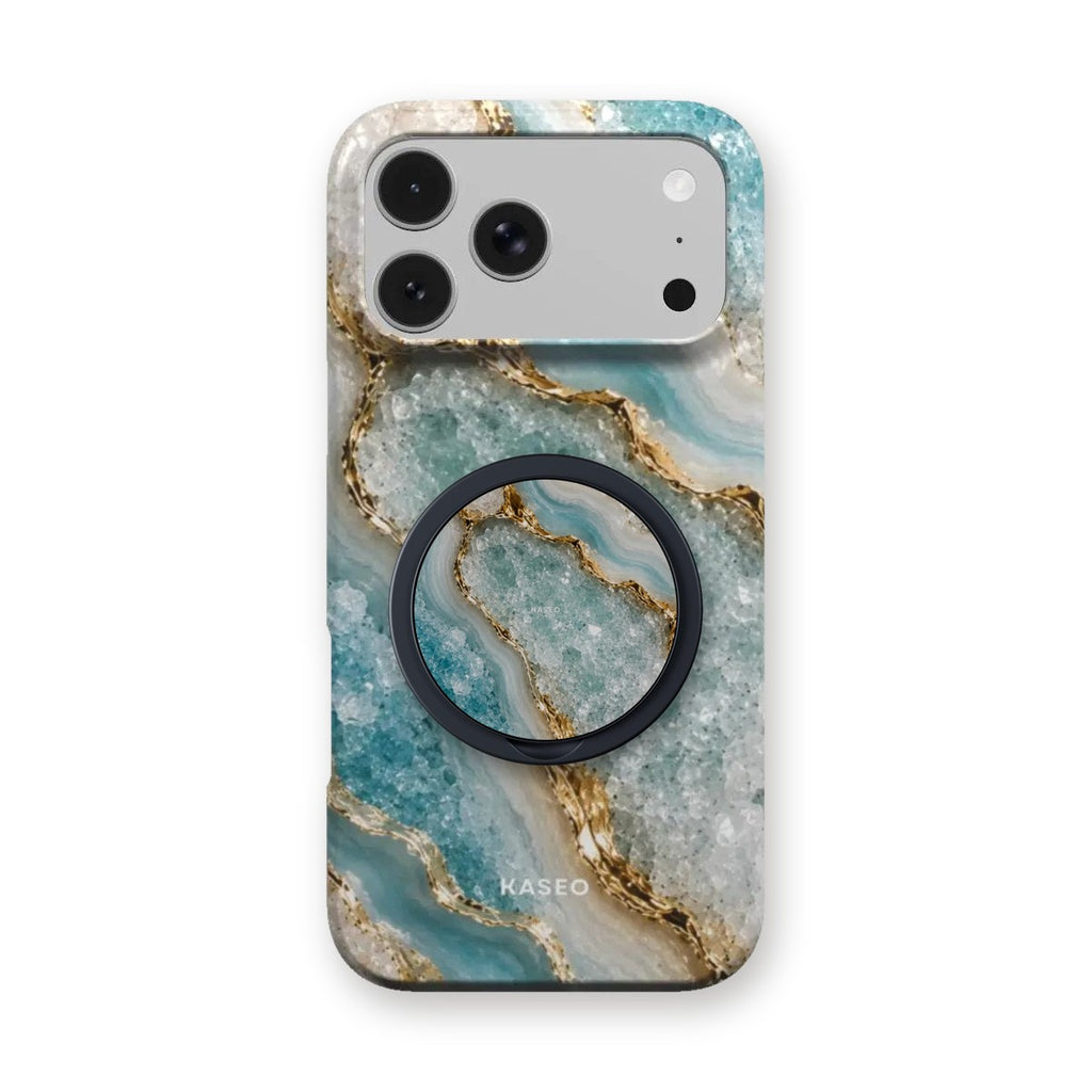 Aqua Marble grip on the matching Aqua Marble case