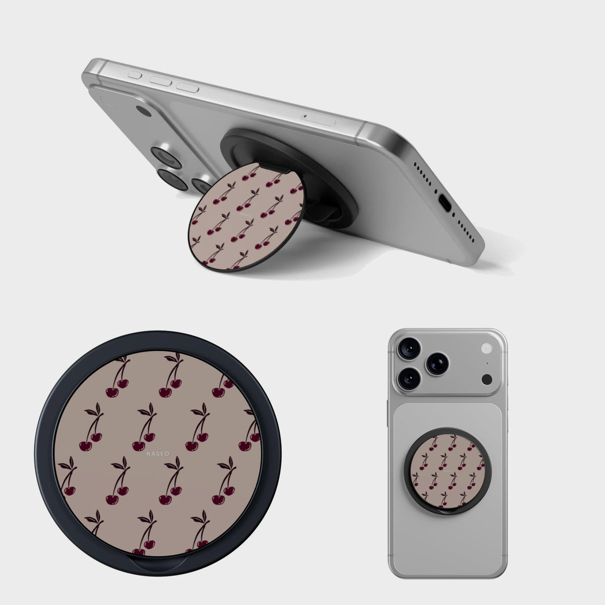 KASEO magnetic phone grip three ways