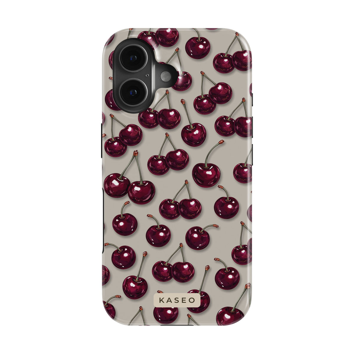 Cherry Stone case on iPhone 17