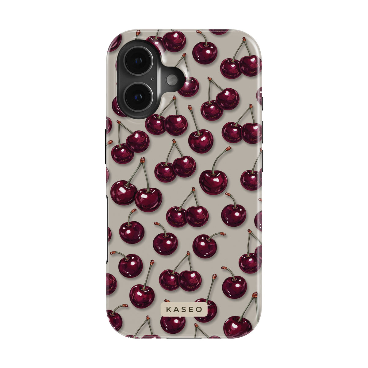 Cherry Stone case on iPhone 16