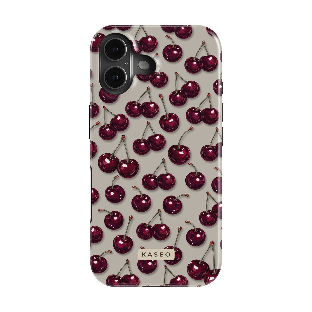 Cherry Stone case on iPhone 16 Plus