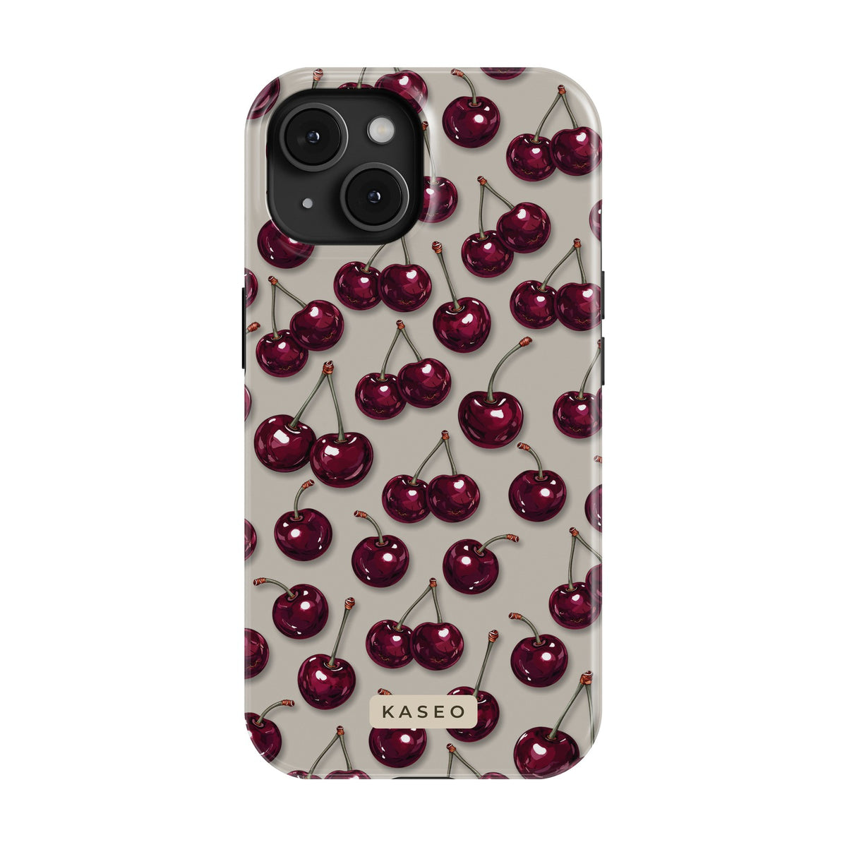 Cherry Stone case on iPhone 15
