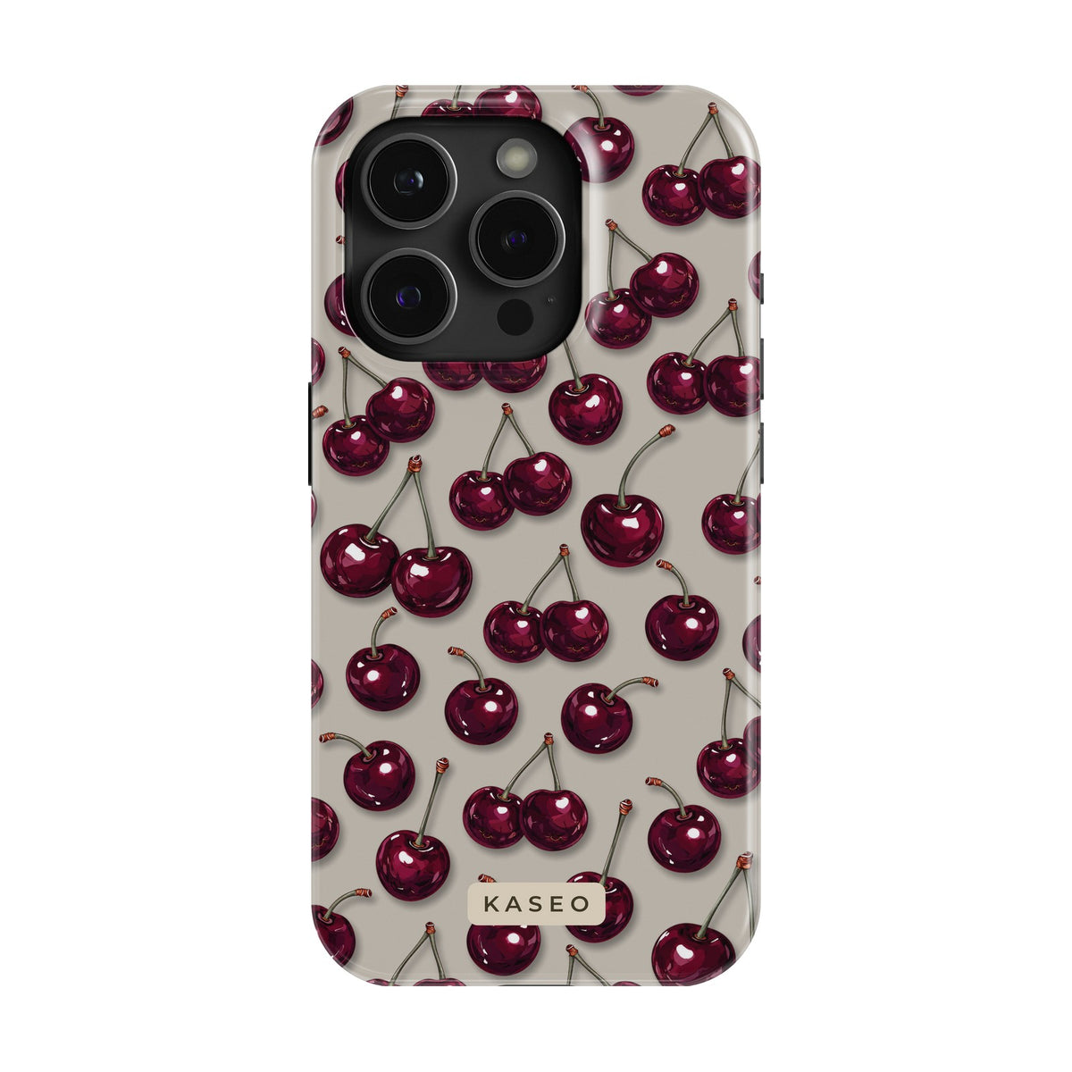 Cherry Stone case on iPhone 15 Pro