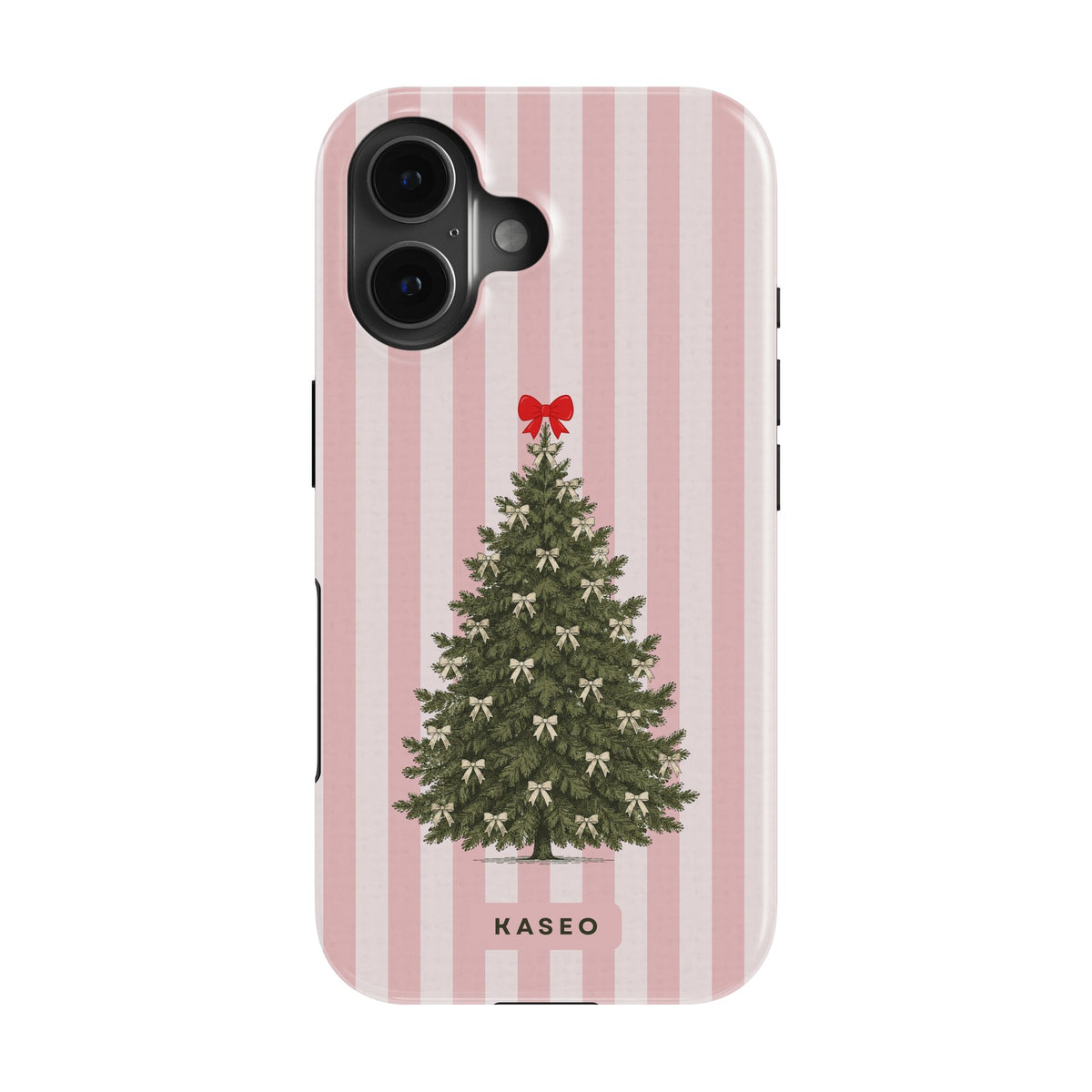 Pink Tree case on iPhone 17