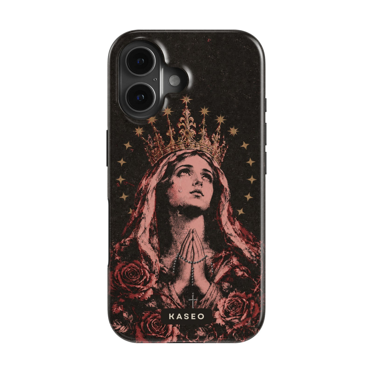 Rosa Mystica case on iPhone 17