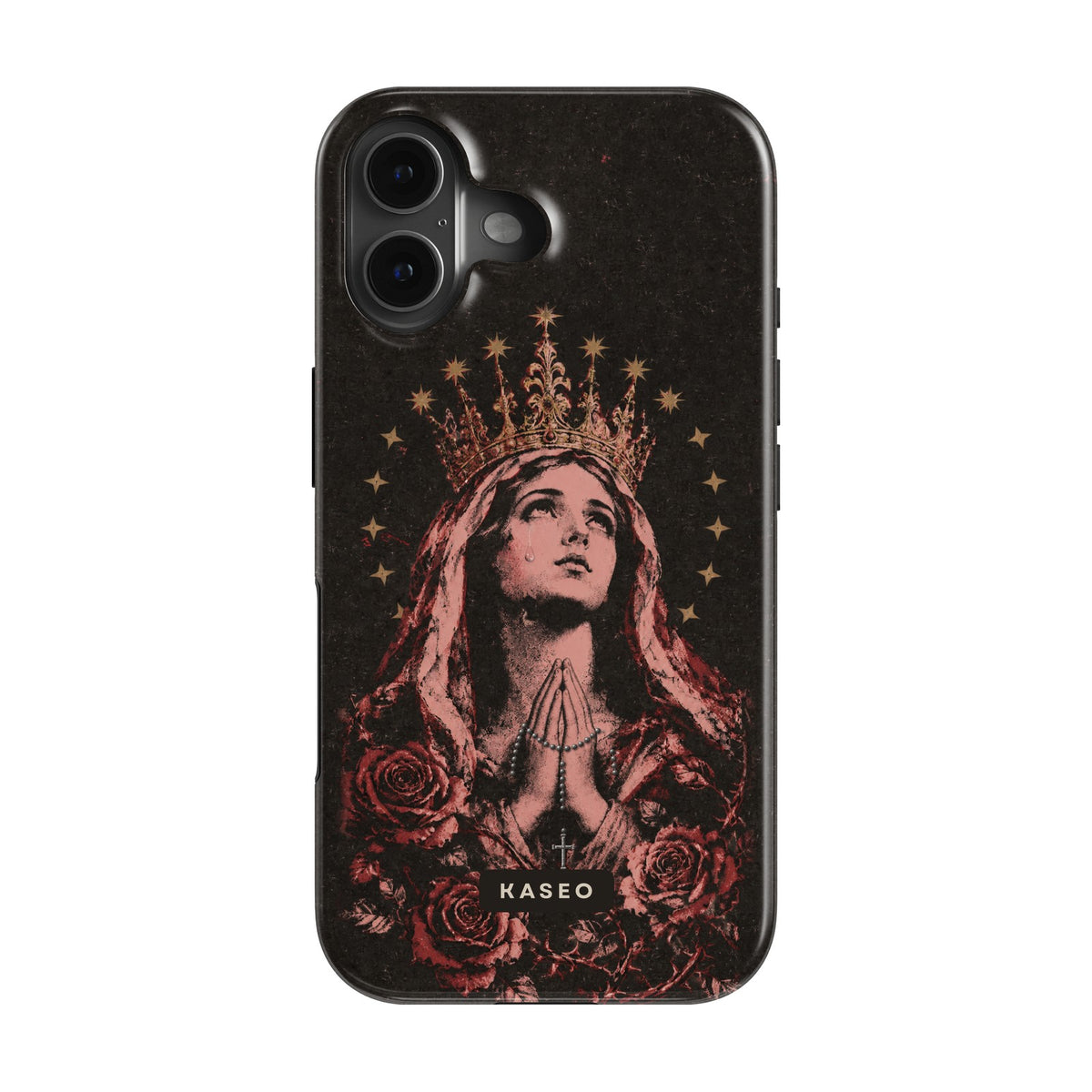 Rosa Mystica case on iPhone 16 Plus