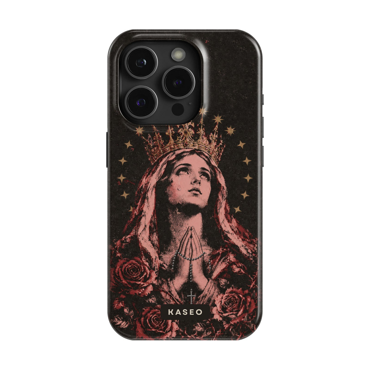 Rosa Mystica case on iPhone 15 Pro