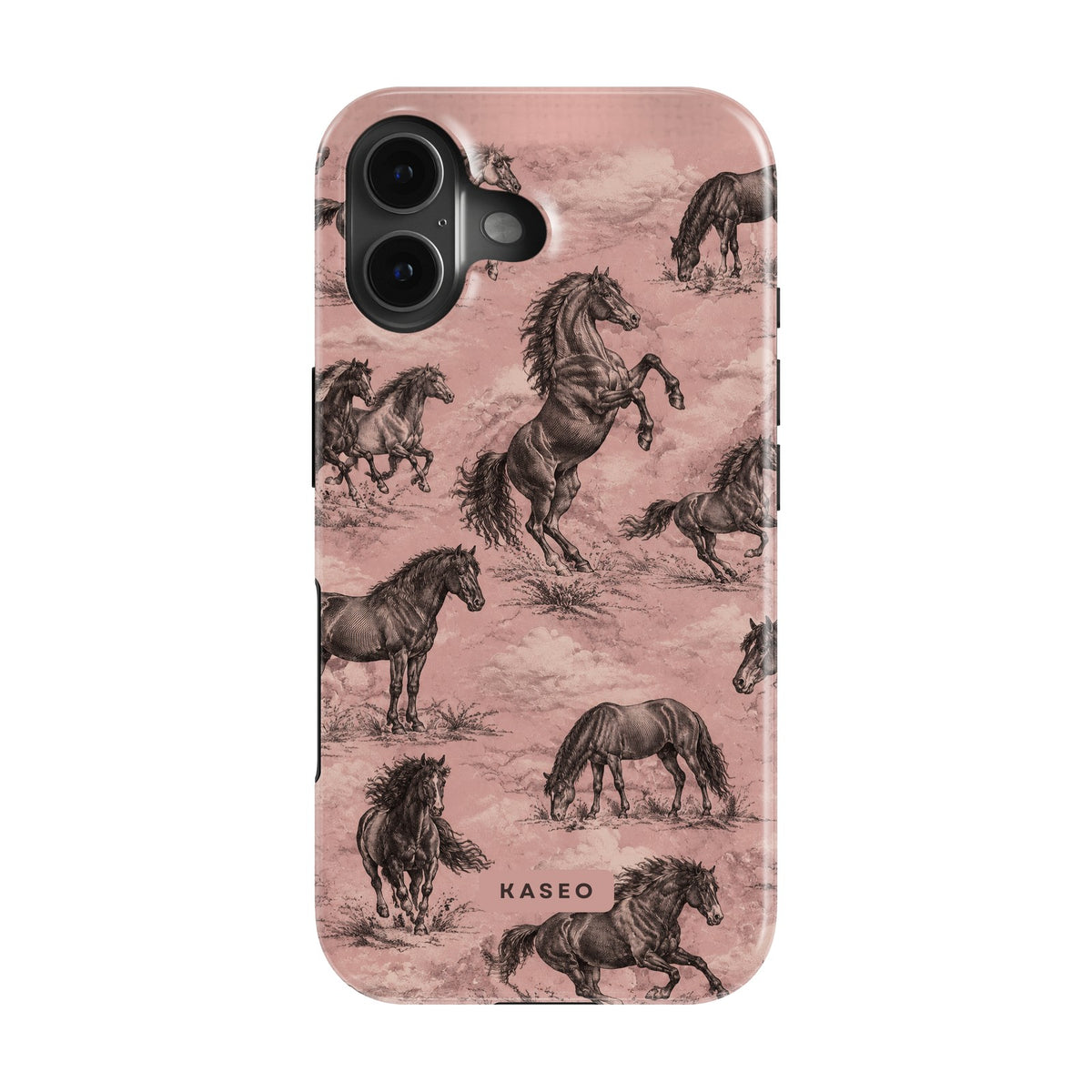 Wild Horses case on iPhone 16 Plus