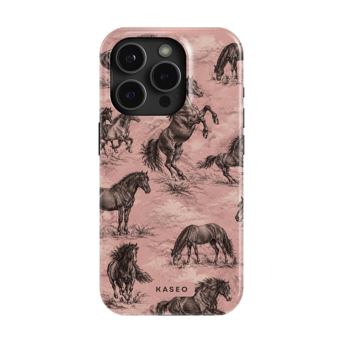 Wild Horses case on iPhone 15 Pro