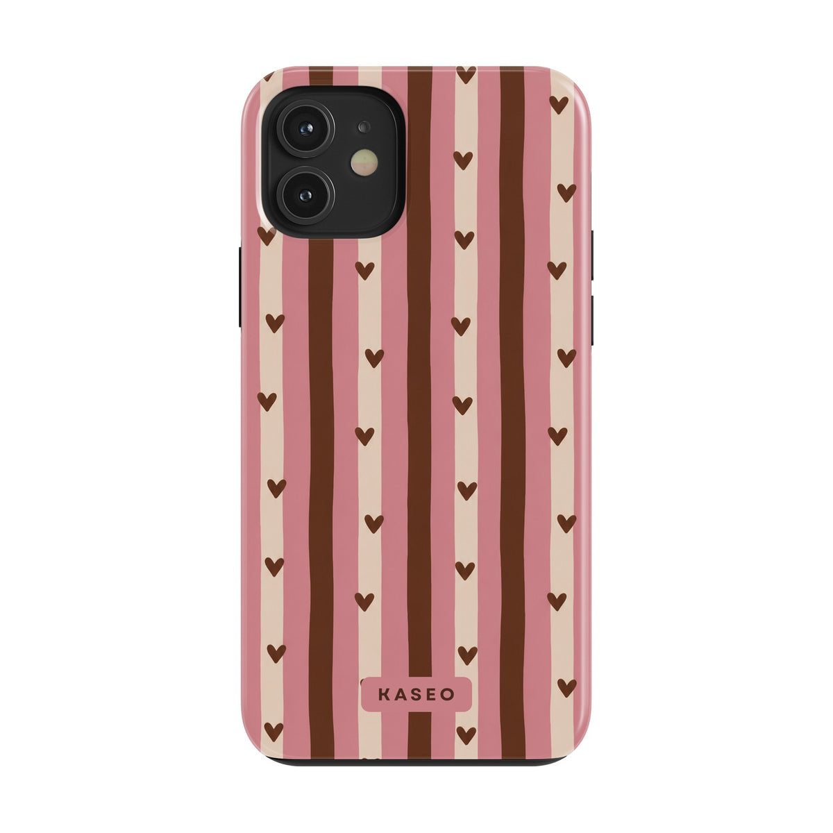Sweetheart Stripe case on iPhone 12