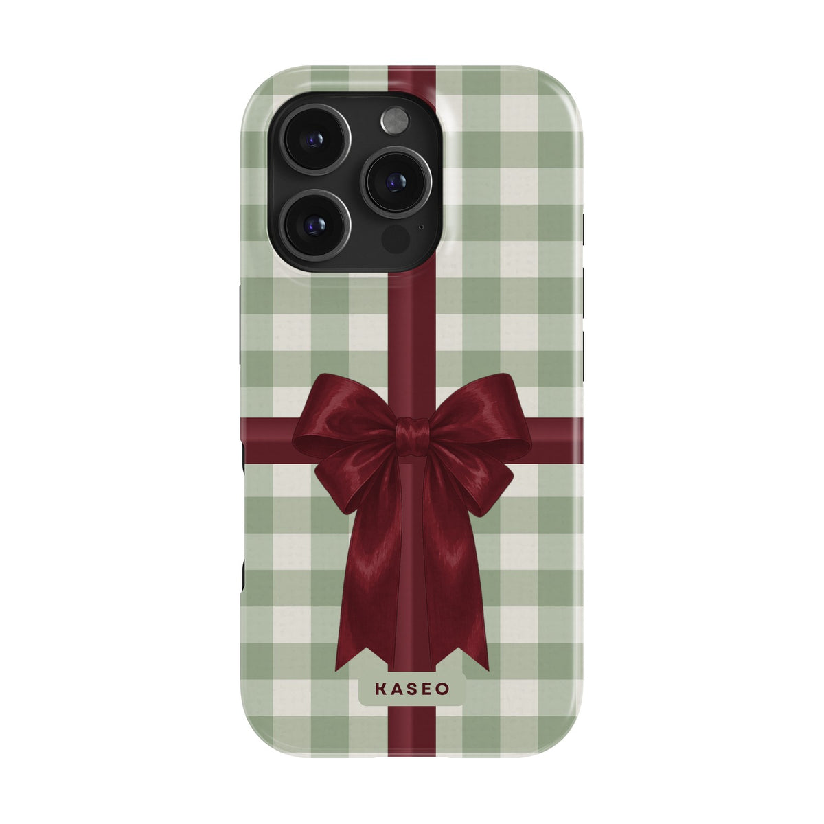 Bow Wrap Sage case on iPhone 16 Pro