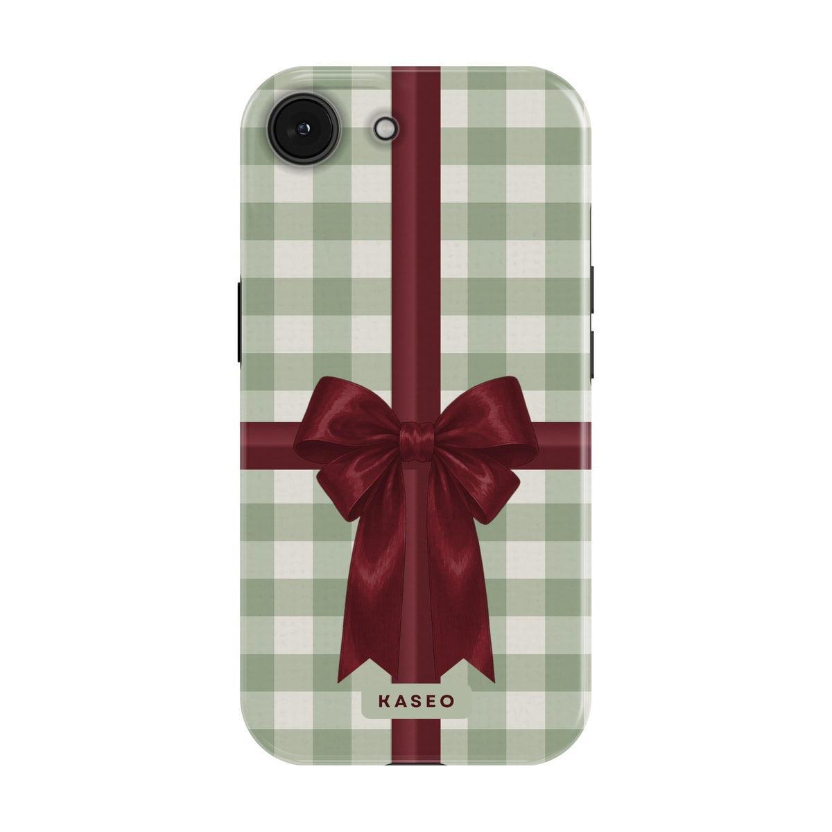 Bow Wrap Sage case on iPhone 16e