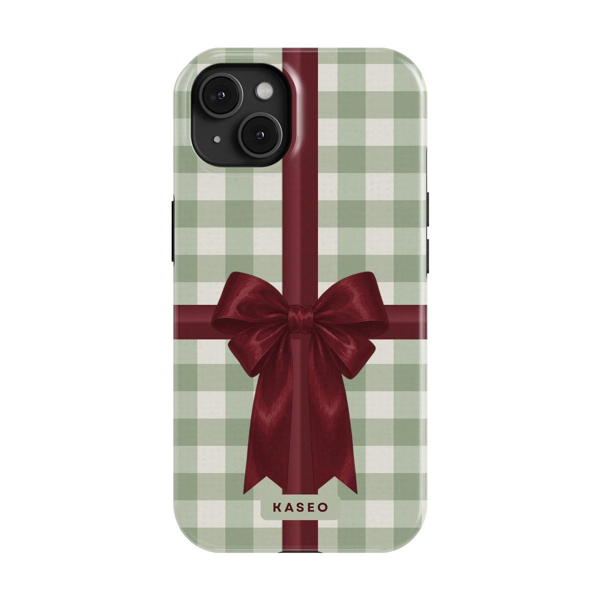 Bow Wrap Sage case on iPhone 13