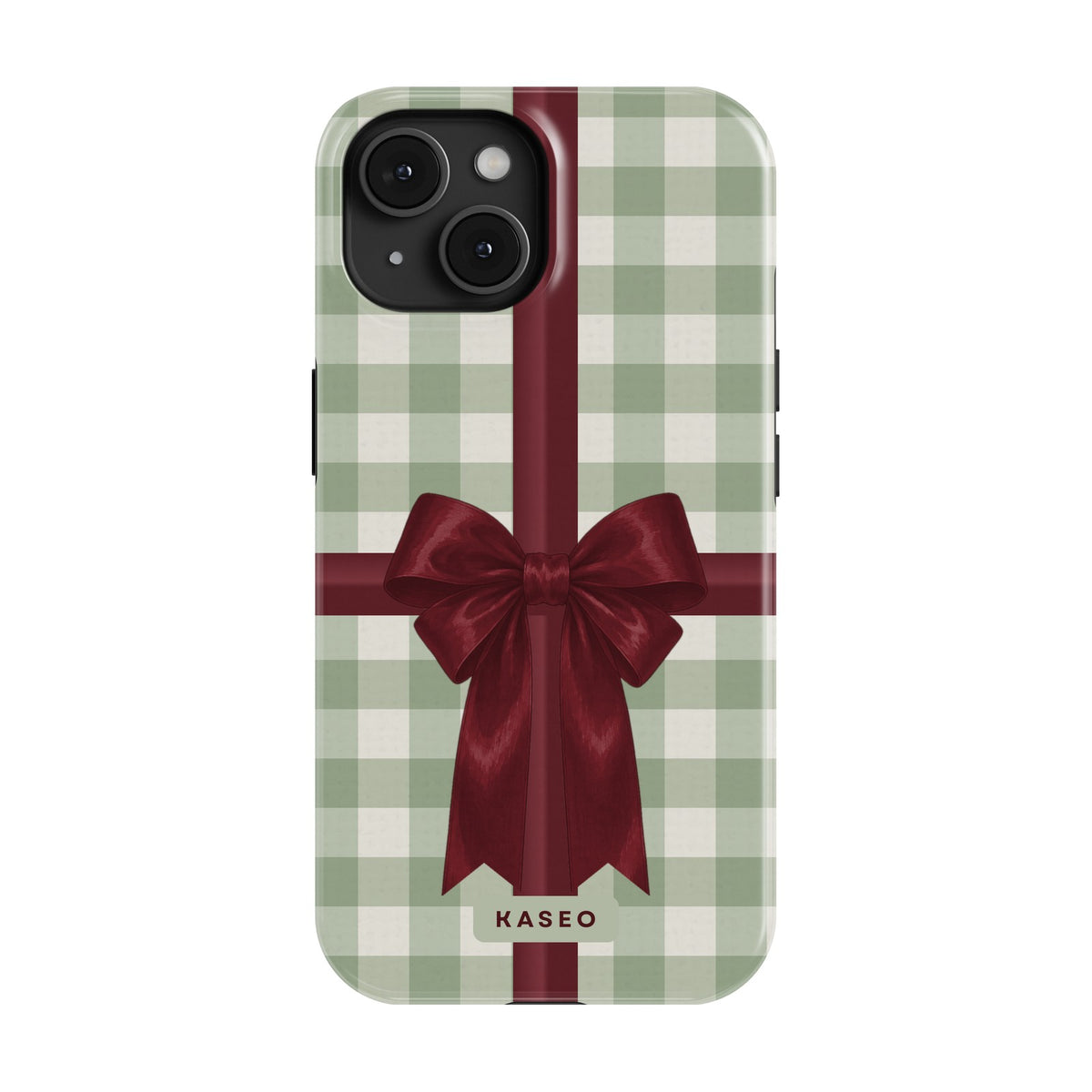 Bow Wrap Sage case on iPhone 13 Mini