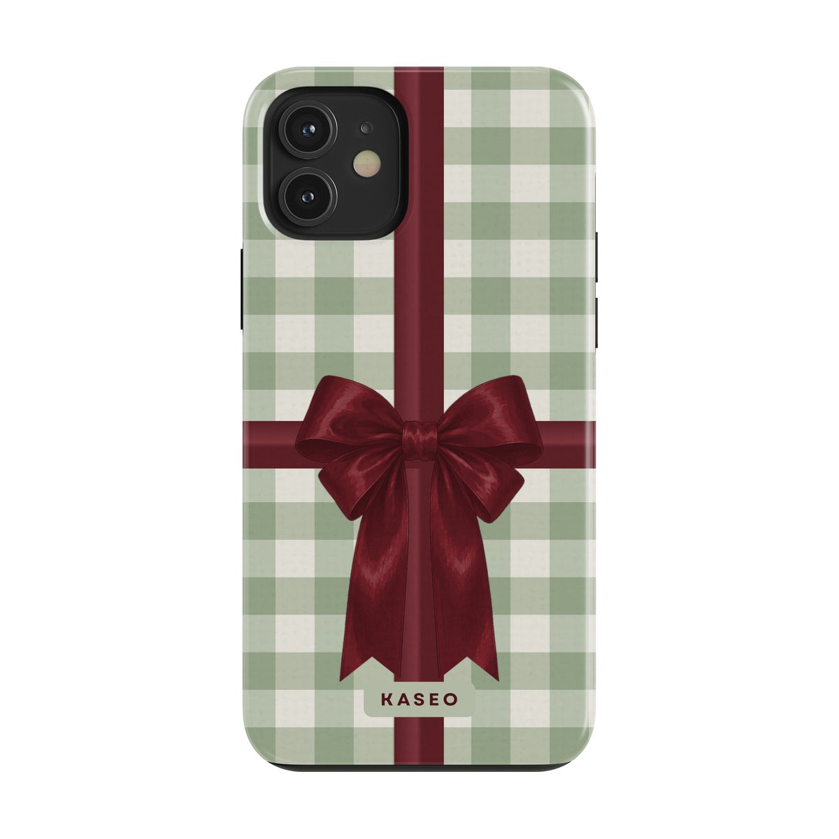 Bow Wrap Sage case on iPhone 12