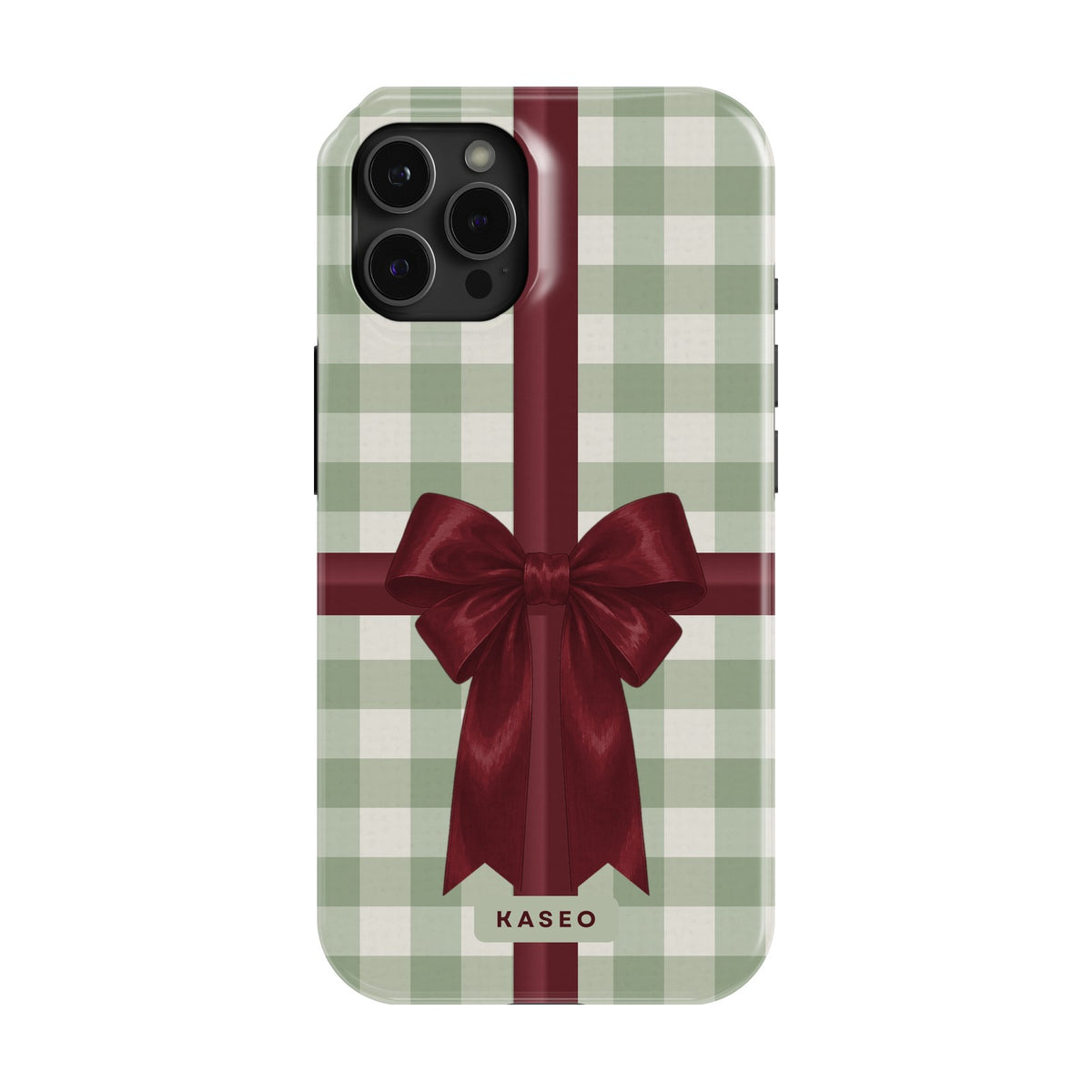 Bow Wrap Sage case on iPhone 12 Pro