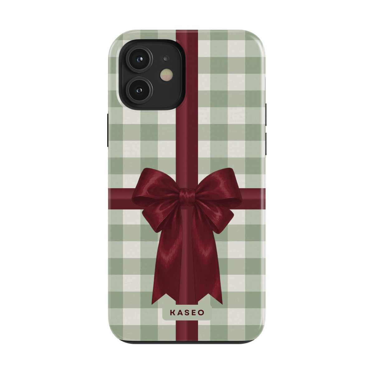Bow Wrap Sage case on iPhone 12 Mini