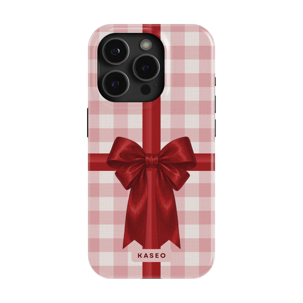 Bow Wrap Red case on iPhone 15 Pro