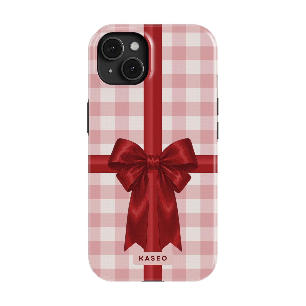 Bow Wrap Red case on iPhone 13
