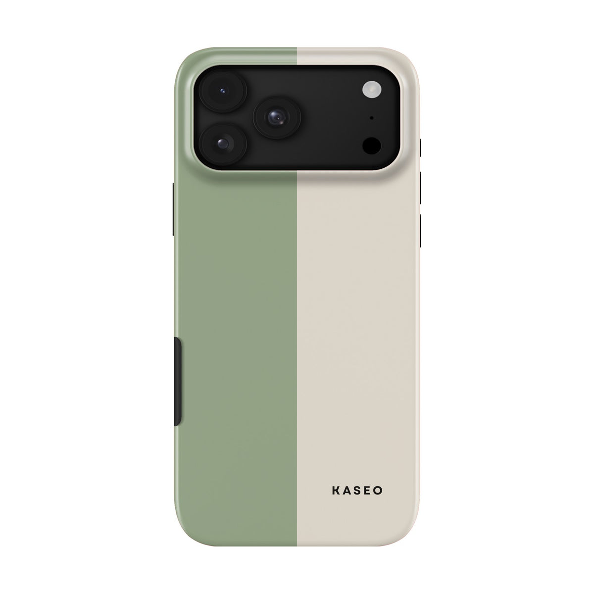 Sage & Cream Split case on iPhone 17 Pro Max