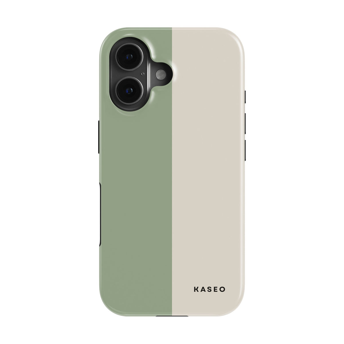 Sage & Cream Split case on iPhone 16