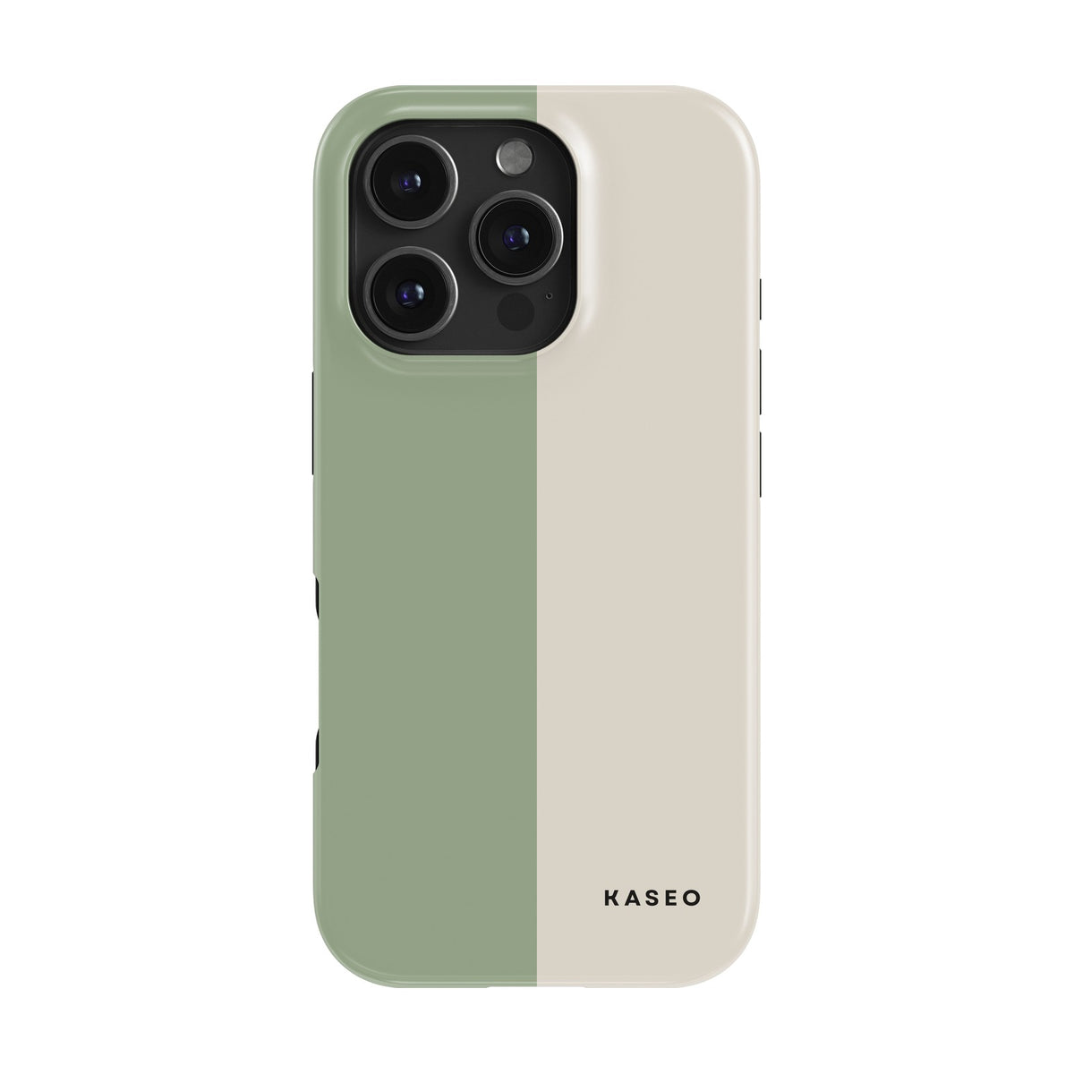 Sage & Cream Split case on iPhone 16 Pro