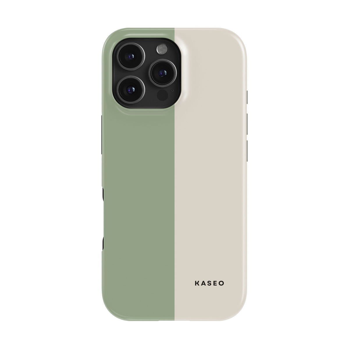 Sage & Cream Split case on iPhone 16 Pro Max