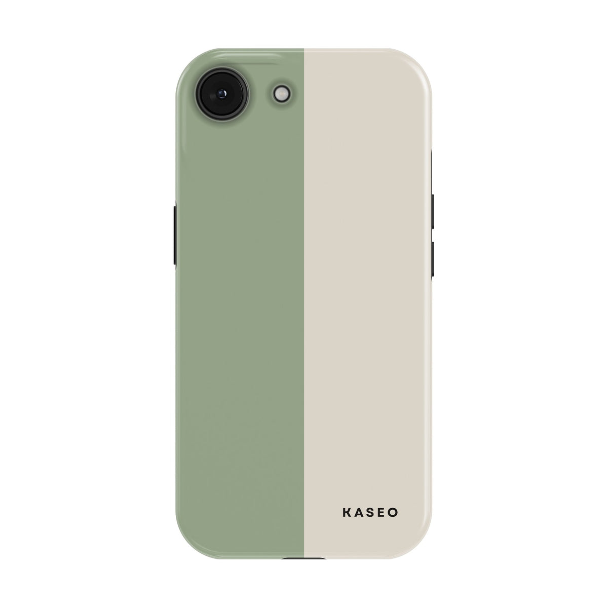 Sage & Cream Split case on iPhone 16e