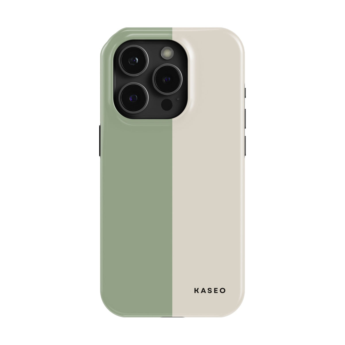 Sage & Cream Split case on iPhone 14 Pro