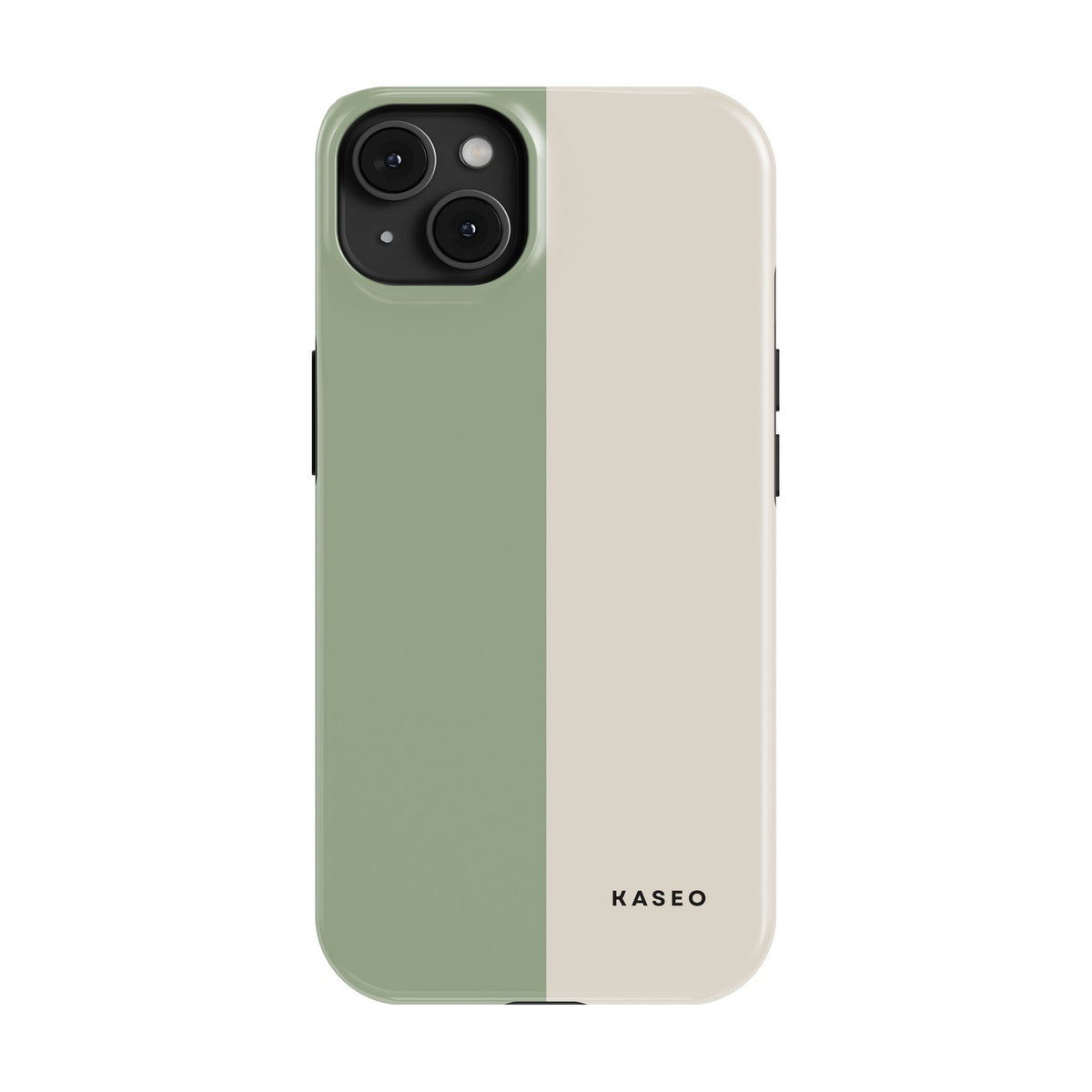 Sage & Cream Split case on iPhone 14 Plus
