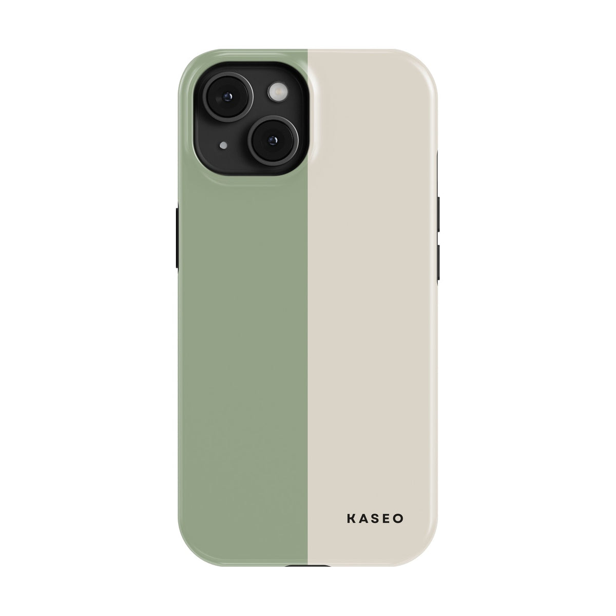 Sage & Cream Split case on iPhone 13 Mini