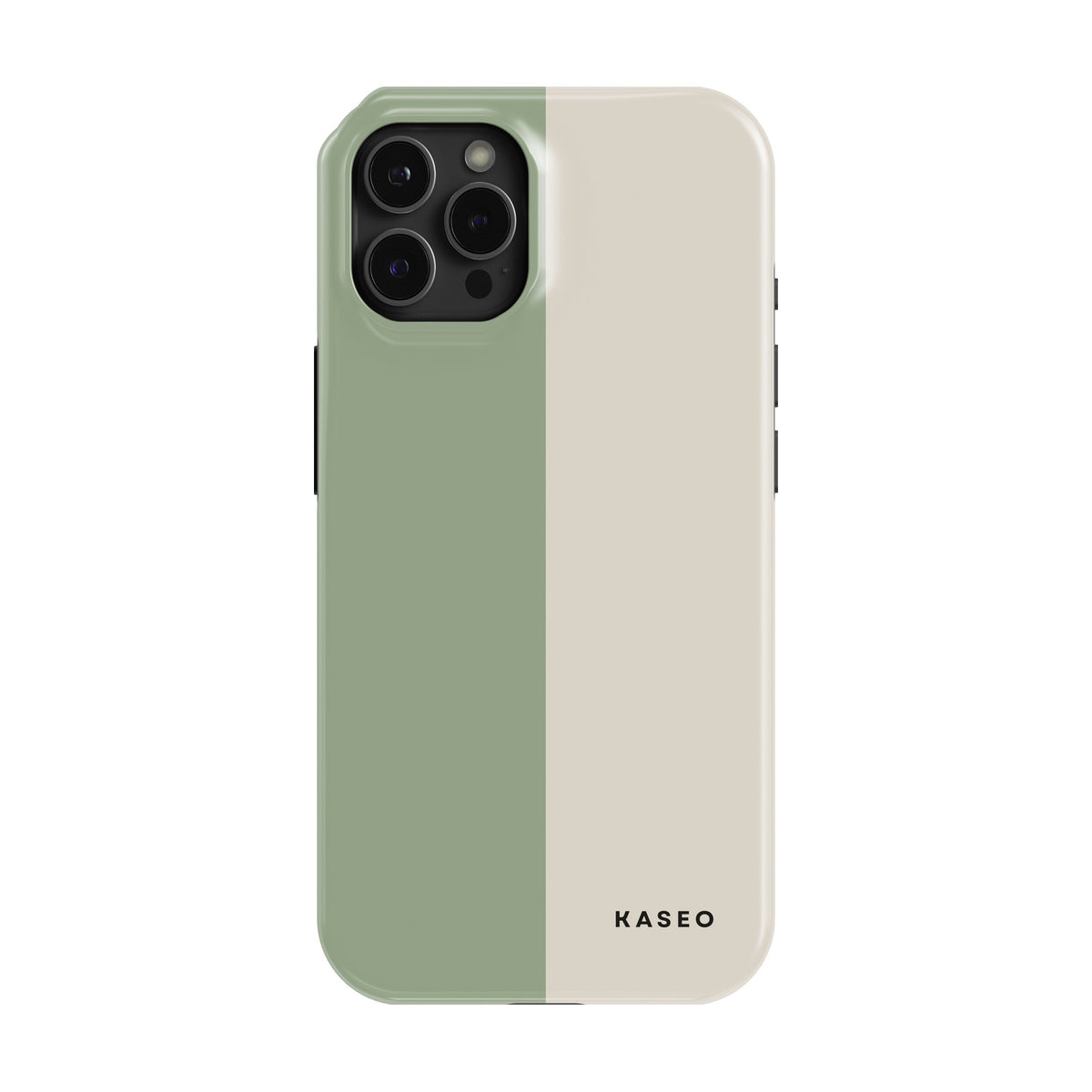 Sage & Cream Split case on iPhone 12 Pro