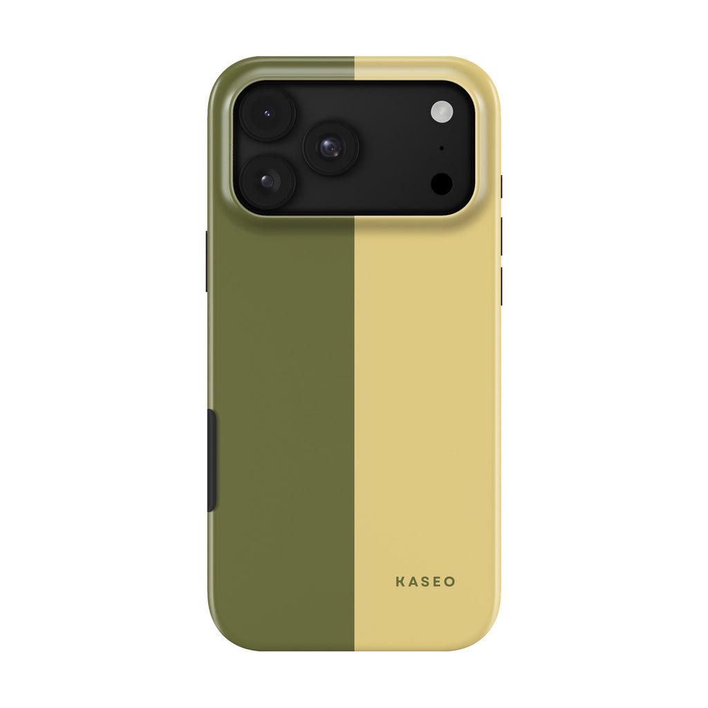 Olive & Butter Split case on iPhone 18 Pro