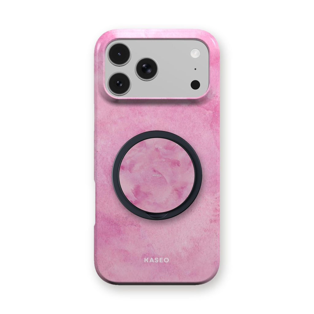Watercolour Pink grip on the matching Watercolour Pink case