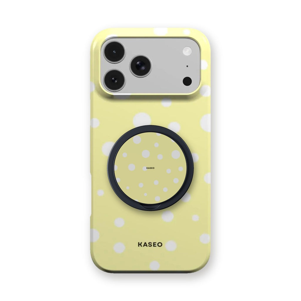 Yellow Splatter grip on the matching Yellow Splatter case