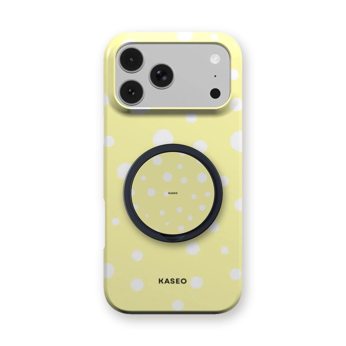 Yellow Splatter grip on the matching Yellow Splatter case